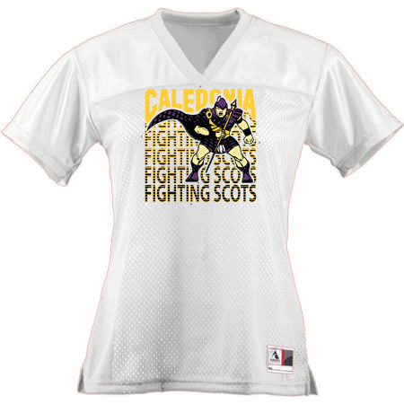 Caledonia Ladies Junior Fit Replica Football Tee - Image 12