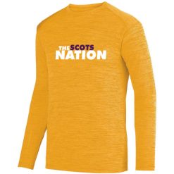 Caledonia Adult SHADOW TONAL HEATHER LONG SLEEVE TEE