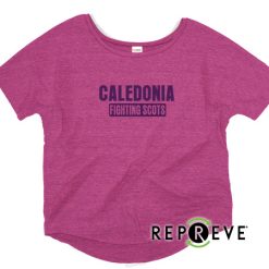 Alternative view of Caledonia Ladies Triblend Flowy Tee