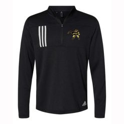 Caledonia Adult Adidas 3-Stripes Double Knit Quarter-Zip Pullover