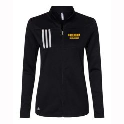 Alternative view of Caledonia Ladies Adidas 3-Stripes Double Knit Full Zip Pullover