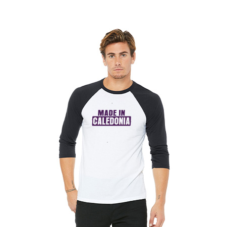 Caledonia Unisex 3/4 Sleeve Baseball Tee - Image 41