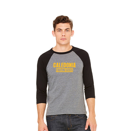 Caledonia Unisex 3/4 Sleeve Baseball Tee - Image 17