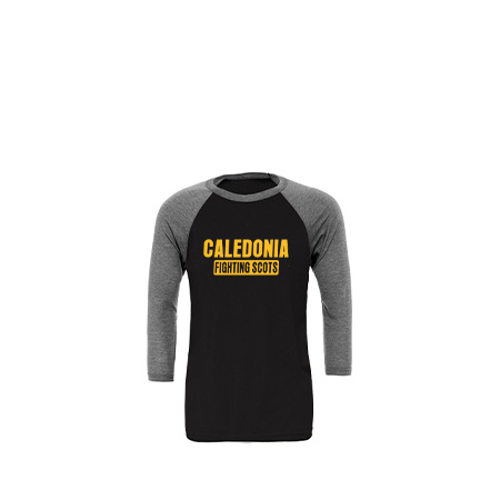 Caledonia Unisex 3/4 Sleeve Baseball Tee - Image 14