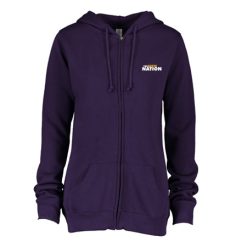 Caledonia Ladies Full Zip Fleece Hoodie