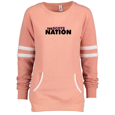 Caledonia Ladies Varsity Fleece Crew Neck Pullover - Image 9