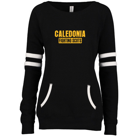 Caledonia Ladies Varsity Fleece Crew Neck Pullover - Image 11