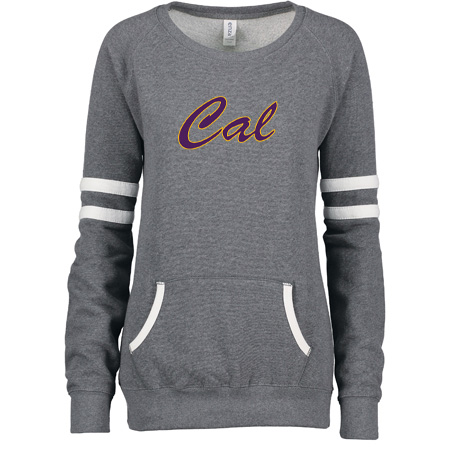 Caledonia Ladies Varsity Fleece Crew Neck Pullover - Image 4