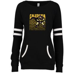 Caledonia Ladies Varsity Fleece Crew Neck Pullover