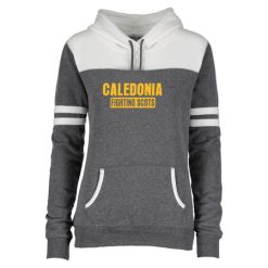 Caledonia Ladies Varsity Fleece Pullover Hood