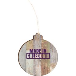 Caledonia Light 4.18 X 3.86 Faux Wood Ornament