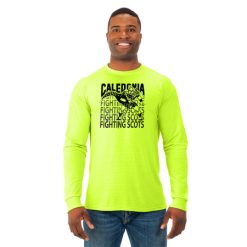 Alternative view of Caledonia Adult DRI-Power Long Sleeve Poly T-Shirt