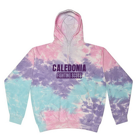 Caledonia Adult Tie Dye Fleece Pullover - Image 26