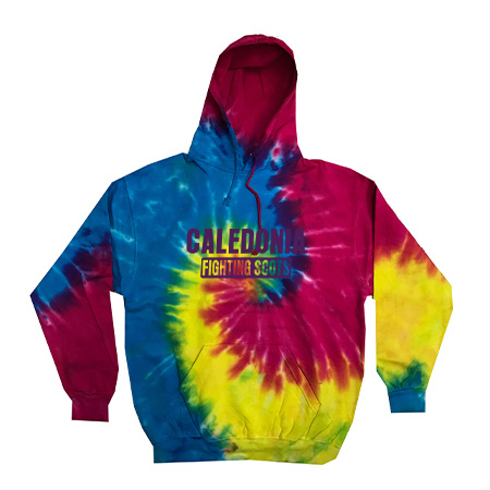 Caledonia Adult Tie Dye Fleece Pullover - Image 9