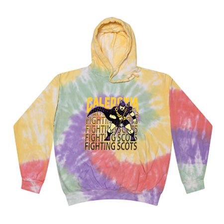 Caledonia Adult Tie Dye Fleece Pullover - Image 43