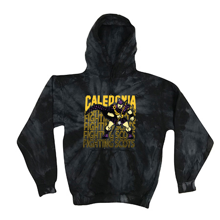 Caledonia Adult Tie Dye Fleece Pullover - Image 17
