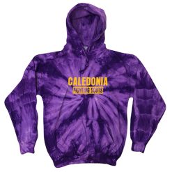 Alternative view of Caledonia Youth Youth Tie Dye Fleece Pullover