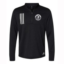 Alternative view of Concordia Turners Adult Adidas 3-Stripes Double Knit Quarter-Zip Pullover