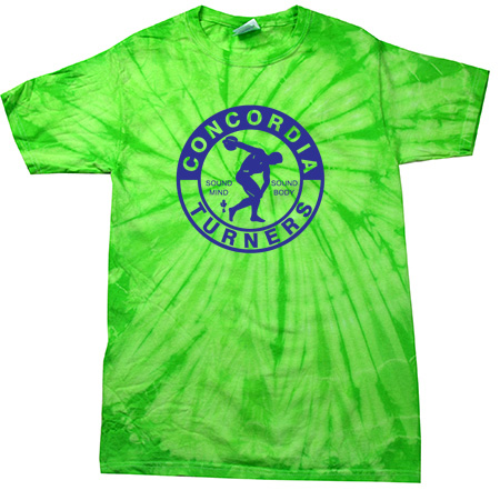 Concordia Turners Youth Youth Spider Tie Dye T-Shirt - Image 5