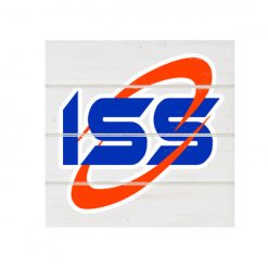 ISS White Wood Pallet Coaster  Set of 1  no holder