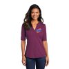 ISS Ladies Ladies Stretch Heather Open Neck Top