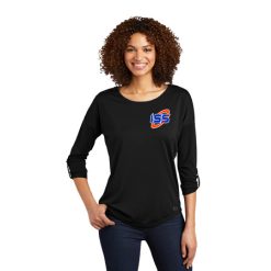 ISS Ladies OGIO® Ladies Gravitate Scoop 3/4-Sleeve