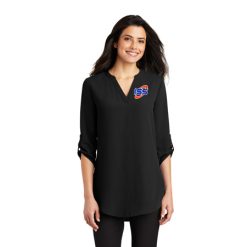 Alternative view of ISS Ladies Ladies 3/4-Sleeve Tunic Blouse