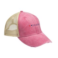 Alternative view of Utility Heathered/Distressed Ollie Cap