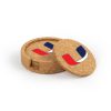 Utility Circular Cork Coaster Set of 4 with holder