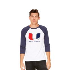 Alternative view of Utility Unisex 3/4 Sleeve Baseball Tee