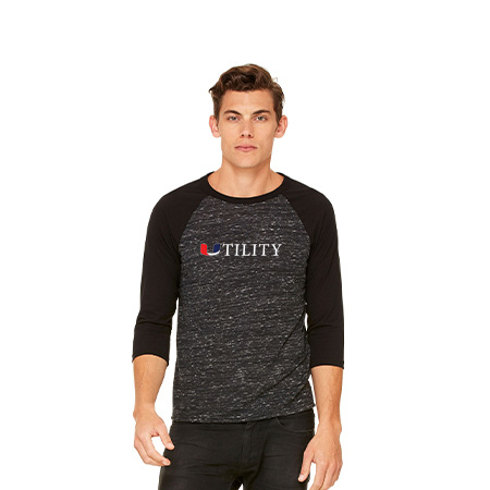 Utility Unisex 3/4 Sleeve Baseball Tee - Image 18