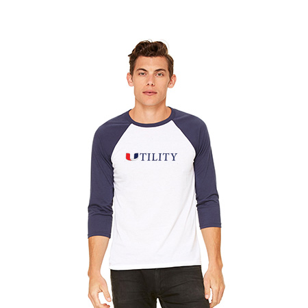 Utility Unisex 3/4 Sleeve Baseball Tee - Image 6