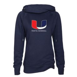Alternative view of Utility Ladies Classic Fleece Funnel Neck Pullover Hood