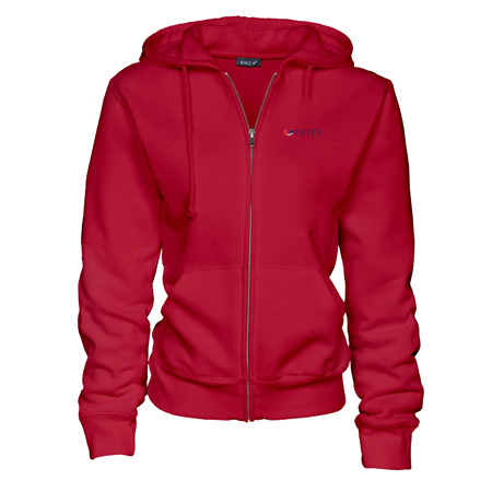Utility Ladies Full Zip Fleece Hoodie - Image 6