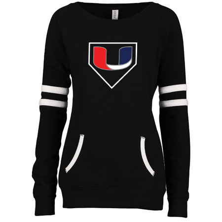 Utility Ladies Varsity Fleece Crew Neck Pullover - Image 31