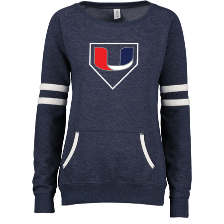 Utility Ladies Varsity Fleece Crew Neck Pullover - Image 12