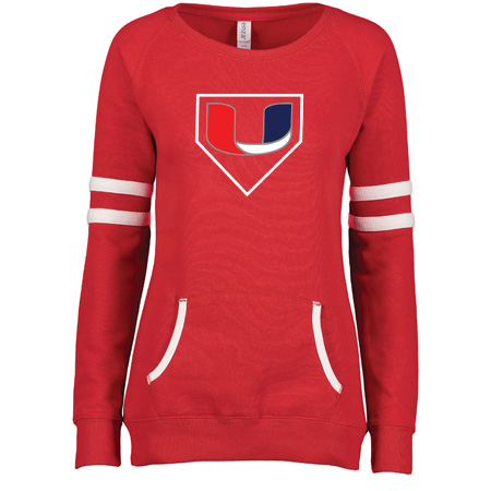 Utility Ladies Varsity Fleece Crew Neck Pullover - Image 25