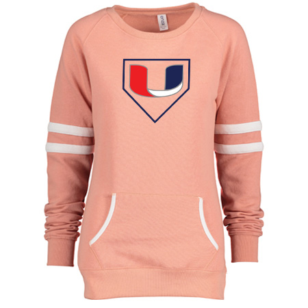 Utility Ladies Varsity Fleece Crew Neck Pullover - Image 15