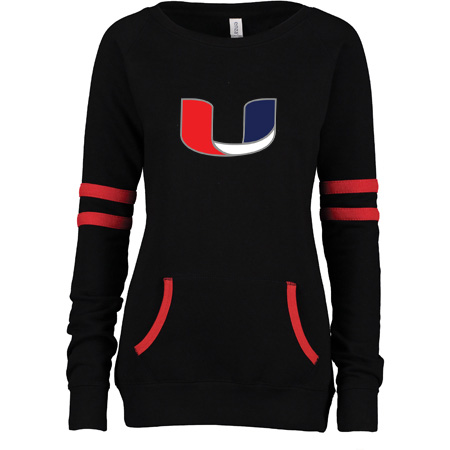 Utility Ladies Varsity Fleece Crew Neck Pullover - Image 38