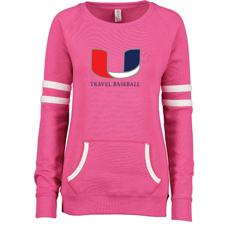 Utility Ladies Varsity Fleece Crew Neck Pullover - Image 22