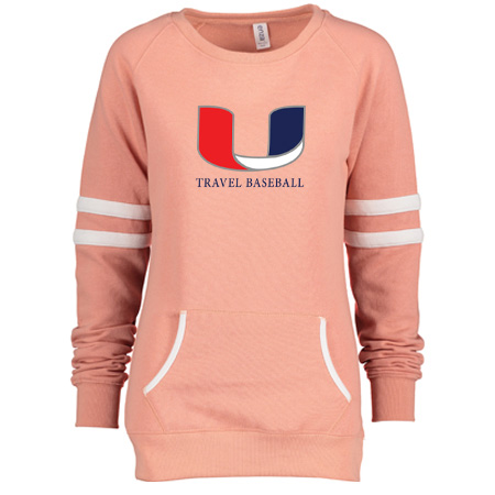 Utility Ladies Varsity Fleece Crew Neck Pullover - Image 35