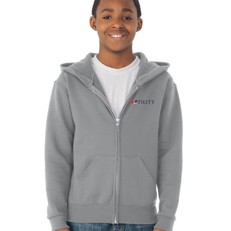 Utility Youth Youth Full Zip Hoodie - Image 19