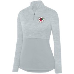 Alternative view of GPPL Ladies Shadow Tonal Heather ¼ Zip Pullover