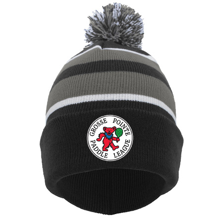 GPPL KNIT FOLD OVER POM-POM BEANIE - Image 14