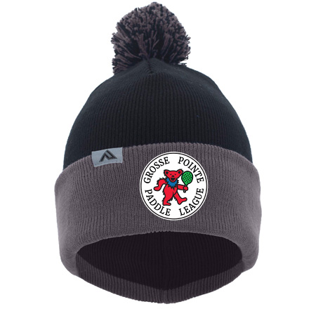 GPPL KNIT FOLD OVER POM-POM BEANIE - Image 16