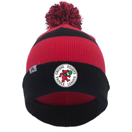 GPPL KNIT FOLD OVER POM-POM BEANIE - Image 2