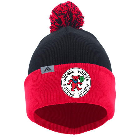 GPPL KNIT FOLD OVER POM-POM BEANIE - Image 4