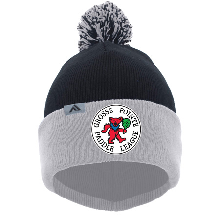 GPPL KNIT FOLD OVER POM-POM BEANIE - Image 8