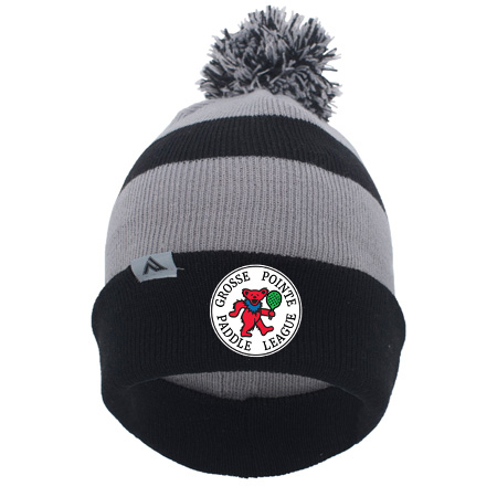 GPPL KNIT FOLD OVER POM-POM BEANIE - Image 7