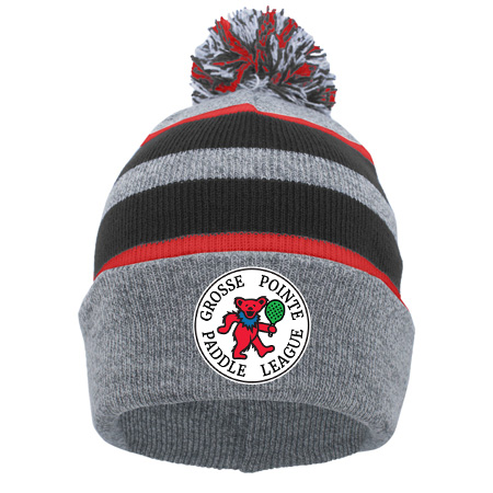 GPPL KNIT FOLD OVER POM-POM BEANIE - Image 3